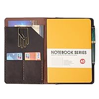 Leather Notebook Cover for A5 Moleskine Notebook - 8.3