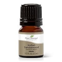 Plant Therapy Sandalwood Indian Essential Oil 2.5 mL (1/12 oz) 100% Pure, Undiluted, Therapeutic Grade