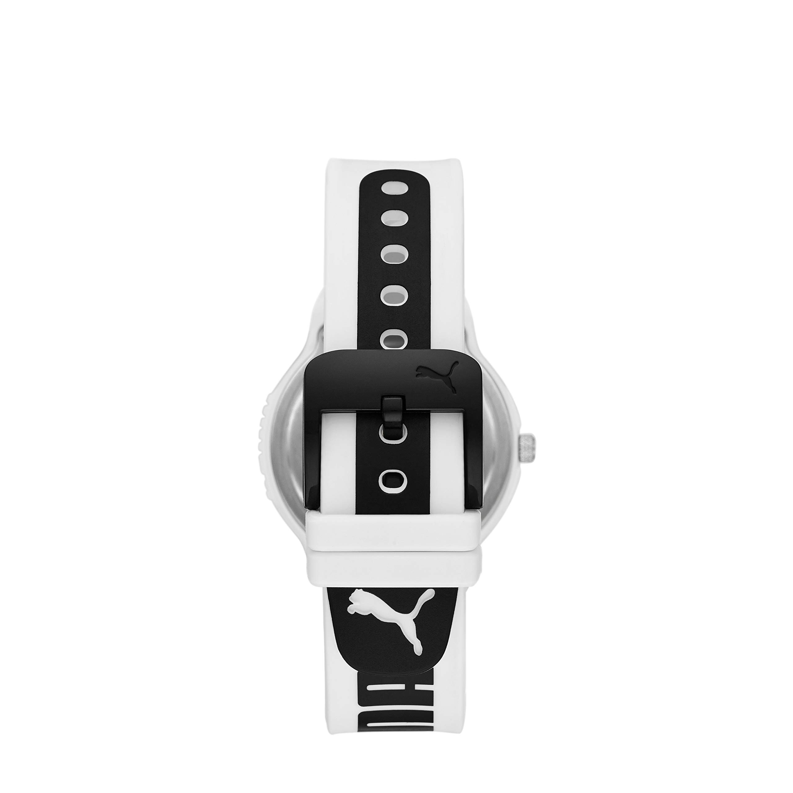 PUMA Reset V2 Three-Hand Date Silicone Watch With Leaping Cat Logo