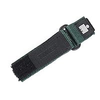 Timex Womens 12-16MM Black Green Hook & Loop Nylon Ironman Expedition Fast WRAP Sport Watch Band Strap