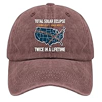 Total Solar Eclipse Twice in A Lifetime Trucker Hat Trucker Cap Cyan Blue Trucker Hat Men Gifts for Grandma