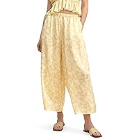 LilySilk 22 Momme 100% Mulberry Silk Trousers for Women Wide Leg Flowy Cool Pants for Summer Breathble Soft