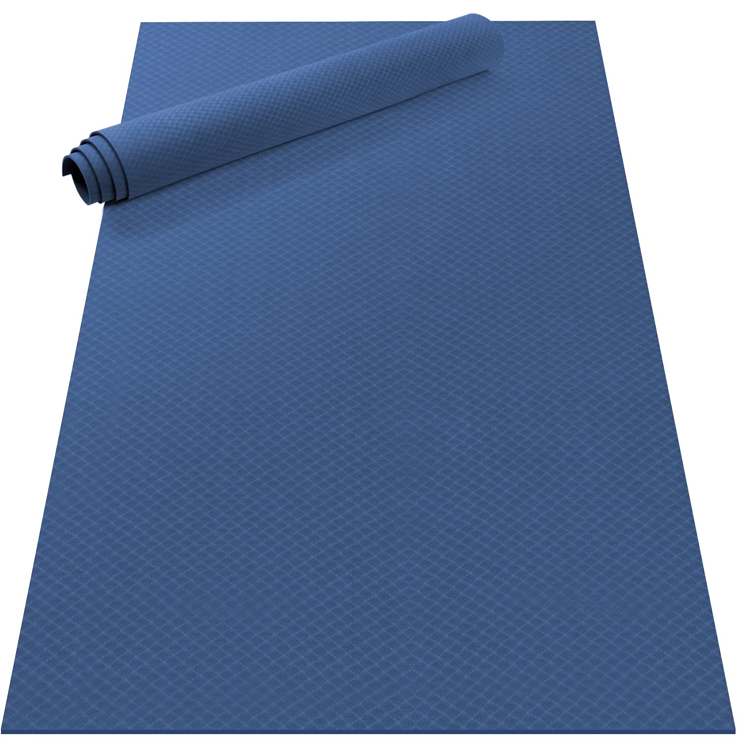 Odoland Large Yoga Mat for Pilates Stretching Home Gym Workout, Extra Thick Non Slip Exercise Mat, Extra Wide Fitness Mat for Men and Women, Mutil-size x 1/4'' Thick