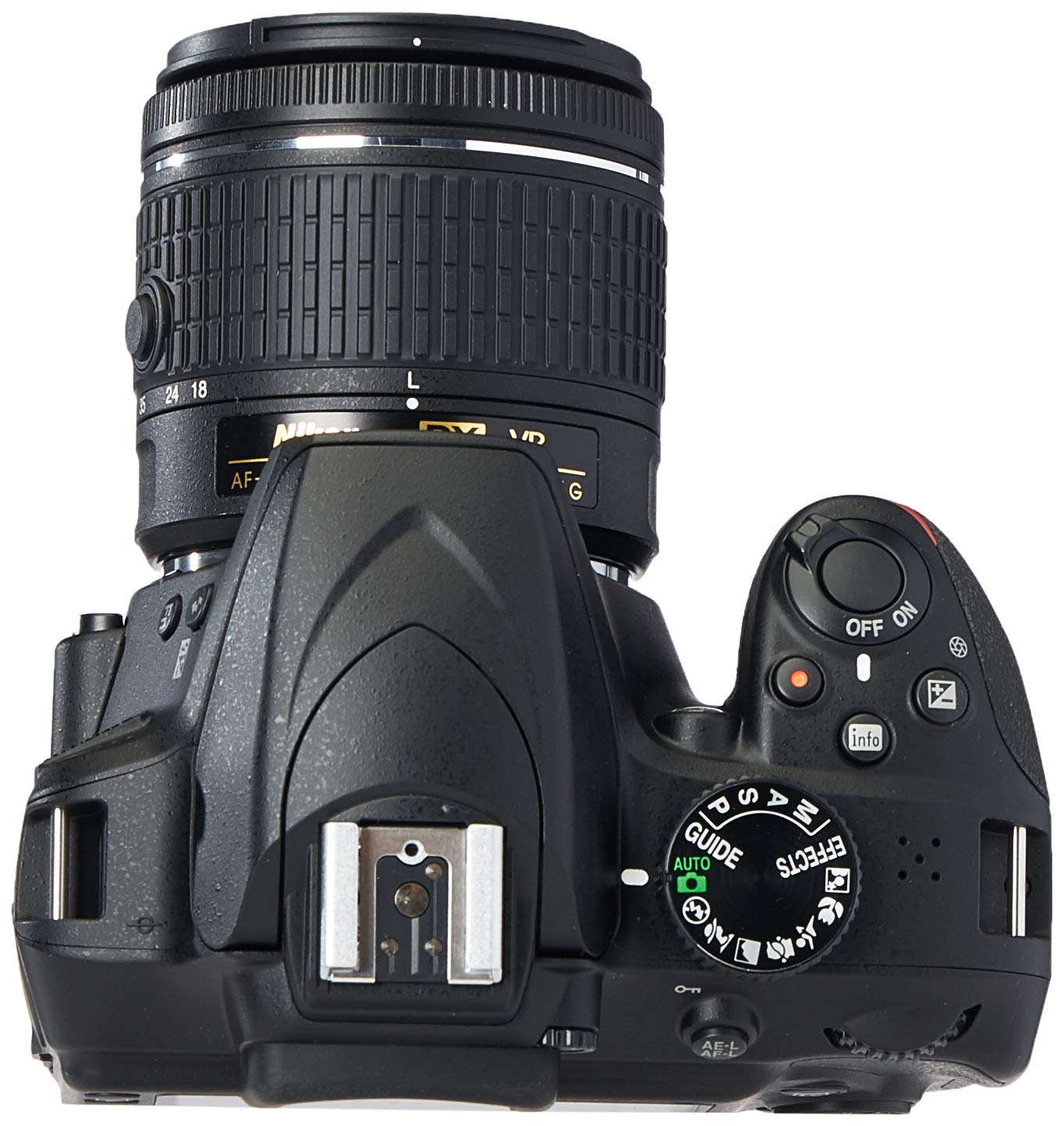 Nikon D3400 Digital SLR Camera & 18-55mm VR DX AF-P Zoom Lens (Black) - (Renewed)