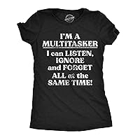 Womens Funny T Shirts Im A Multitasker Sarcastic Novelty Tee for Ladies