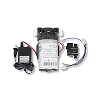 WECO ECON-50P Reverse Osmosis Water Booster Pump Kit - Pump with Automatic Pressure Sensor and Quick Connect Fittings - Compatible with Any RO/DI System - Increase Water Flow and Quality