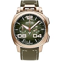 Militare Mens Analog Automatic Watch with Leather Bracelet AM112301002A05