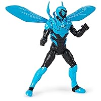 DC Comics, Blue Beetle Action Figure with Wings, 12-inch, Easy to Pose, Collectible Super Hero Kids Toys for Boys and Girls, Ages 3+