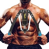 Hydraulic Power Twister Adjustable Arm-Exerciser - Home Chest Expander 22-440lbs, Home Fitness Equipment Bar for Men and Women with Resistance