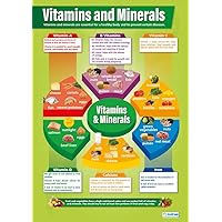 Daydream Education Vitamins & Minerals Poster - Laminated - LARGE FORMAT 33