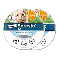 Seresto Cat Vet-Recommended Flea & Tick Treatment & Prevention Collar for Cats, 8 Months Protection | 2-Pack