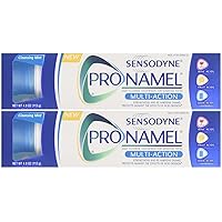 Sensodyne Pronamel Multi-Action Toothpaste, Cleansing Mint 4 oz (Pack of 2)