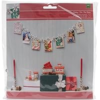 American Crafts Christmas Card Display Garland Kit, Snowflake