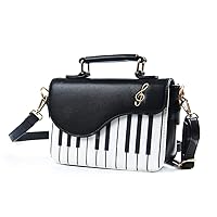 EVEOUT Ladies Stylish Piano Handbag Shoulder Purse, Womens Crossbody Messenger Bag