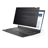 14in Laptop Privacy Screen - Anti-Glare Privacy Filter for Widescreen (16:9) Displays - Laptop Monitor Screen Protector w/ 51% Blue Light Reduction - Matte/Glossy (14L-Privacy-Screen)