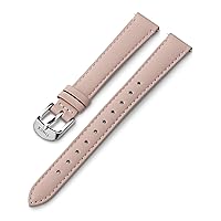 Timex 14mm Genuine Leather Strap – Gray with Rose Gold-Tone Buckle