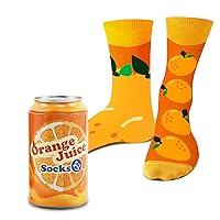 AGRIMONY Funny Coffee Beer Orange Juice Can Socks for Men Women -If You Can Read This Bring Me Socks Stocking Stuffers