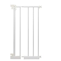 Perma Child Safety Baby Gate Extension for Stellar Sensor LED Auto Lock Safe Step Walk Through Gate for Stairs, Pressure Mounted, Fits Perma Child Safety Gates Only, White