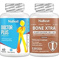 [Bone Xtra 120 Vegan Capsules + Doctor Plus 60 Capsules] Bundle Unleash Unparalleled Height Growth & Bone Strength Supplement with Combo 2x Height Growth Supplement for Teens - Helps Grow Strong