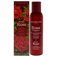 Purple Rose Body Oil - Scented Moisturizing Body Oil for Soothing and Relaxing Massage - Leaves Your Skin Feeling Smooth and Supple - Perfume Body Oil for Dry and Sensitive Skin - 4.2 oz