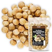 Oven Roasted Macadamia Nuts with Sea Salt 24oz (1.5 lb) Batch Tested Peanut & Gluten Free | No Oil | No PPO | Fancy Whole | Made from Natural Macadamia Nuts