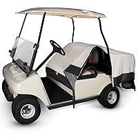 Waterproof Golf Cart Seat Cover Golf Cart Keep Seats Dry Cover, Universal Fits 4 Passenger/2+2 Yamaha, EZGO, Club Car, Specific Protector Golf Cart Saets, More Portable Than A Full Set Cover