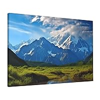 KHiry Wall Art Canvas Painting Posters Decorative for Living Room Nature Landscape Aesthetic Canvas Posters Unframed to Hang for Bedroom Bathroom 16 x 24 inch