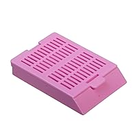 6057 Lilac Acetyl Plastic Histo Plas Uni-Capsette Tissue Embedding Cassettes with Detachable Lid (Pack of 500)