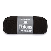 Patons Canadiana Yarn, Black