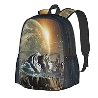 Earth Mountain 17 Inch Backpack for man woman with Side Pocket laptop backpack casual backpack for Travel