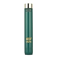 MXL V67N Small Diaphragm Condenser Instrument Microphone with Cardioid and Omni Capsules - Green / Gold