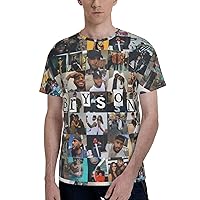 Bryson Music Tiller Shirt Men Round Neck Short Sleeve T-Shirt Summer Novelty Fashion 3D Print Graphic T Shirts