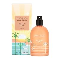 Pacifica Beauty, Beach Day Spray Perfume, Natural & Essential Oils, Salt, Sandalwood, Orange Flower, Smoke, Eau De Toilette, 2 OZ