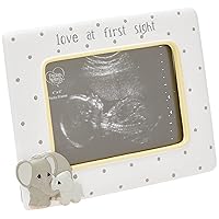 Ultrasound Picture Frame | Baby Elephant Love at First Sight Ultrasound 4 x 6 Resin & Glass | Baby Shower Gift | Nursery Decor | Pregnancy Gift