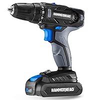 Hammerhead 20V 2-Speed Cordless Drill Driver Kit with 1.5Ah Battery and Charger - HCDD201