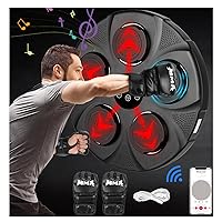 Smart Electronic Music Boxing Machine, Wall Mounted Boxing Machine Training Punching, Smart Boxing Target Workout Machine for Home,Indoor and Gym