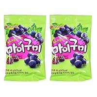 Orion Chewy Fruit Snack Grape Flavored Gummy - My Gumi (6 Pack)