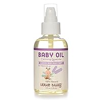 All Natural Baby Oil for Sensitive Skin, Lavender - 4 Fluid Oz