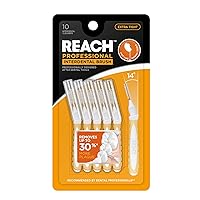 Reach Interdental Brush Extra Tight 0.7mm | Removes up to 30% More Plaque | Special Designed for Gum Protection, PFAS Free | 10 Brushes