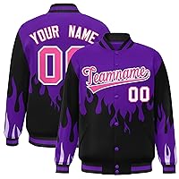 KXK Personalized Men Fashion Varsity Baseball Jacket Letterman Bomber Jacket Custom Stitched Name Number Logo