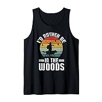 I'd Rather Be In the Woods | Hunting Lover Funny Hunting Tank Top