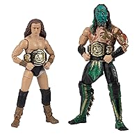 All Elite Wrestling UNRIVALED 2 Pack Jurassic Express - 6-Inch Luchasaurus and Jungle Boy Figures with Accessories - Amazon Exclusive