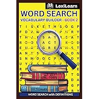 Word Search Vocabulary Builder - Book 2: 500 SAT/ACT/GRE Challenging Study Words for Adults with Definitions