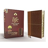 NIV, Life Application Study Bible, Third Edition, Leathersoft, Brown, Red Letter, Thumb Indexed NIV, Life Application Study Bible, Third Edition, Leathersoft, Brown, Red Letter, Thumb Indexed Imitation Leather