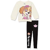 Nickelodeon Girls Paw Patrol Skye Sweatshirt & Legging 2-piece Bundle SetT-Shirt