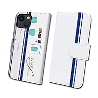 Daibi N700S Railway Smartphone Case No.100 [Notebook Type] For iPhone 13 tc-t-100-13 White