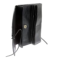 Wallet MKWS black Italian leather travel wallet 2M0513.74B REDM5750