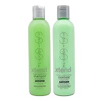 SIMPLY SMOOTH Keratin Replenishing Tropical Shampoo & Conditioner Keratin & Collagen Infused Daily Cleanser For All Hair Types Restores Depleted Hair, Provides Strength & Enhances Shine 8.5 Oz.