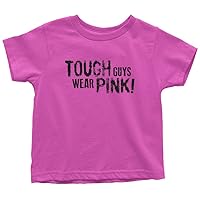 Threadrock Little Boys' Tough Guys Wear Pink Toddler T-Shirt