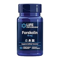 Forskolin 10 mg - Standardized Coleus Forskohlii Root Extract Supplement For Energy, Healthy Skin and Metabolism Support – Gluten-Free, Non-GMO, Vegetarian - 60 Capsules